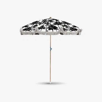 Made in Design Jakarta Parasol - / Reclining - Ø 200 cm by PÔDEVACHE Black