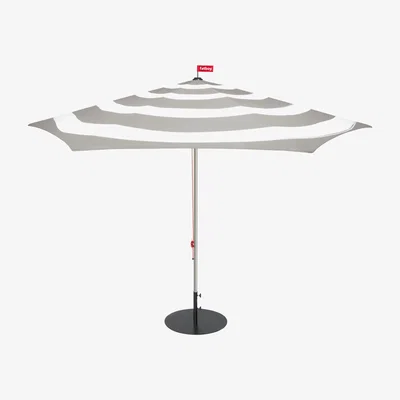 Made in Design Stripesol Parasol - Ø 350 cm by Fatboy Grey