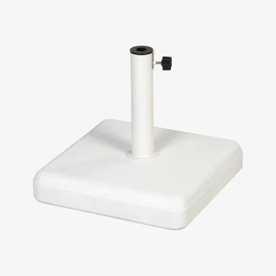 Nordic Nest Fri Form Fri Form parasol base White concrete 45x45 cm