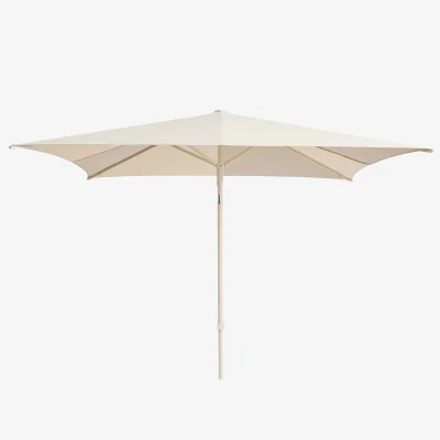 Nordic Nest HAY Terrazza Square parasol Off white-grey
