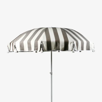 Nordic Nest Fri Form 90 parasol Crown striped Ø220 cm