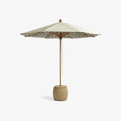 OKA OKA, Hanway Bhukara Parasol Set - Marine Blue, BAO Bundle