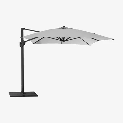Olivia's Cane-line Hyde Luxe Hanging Parasol Light Grey