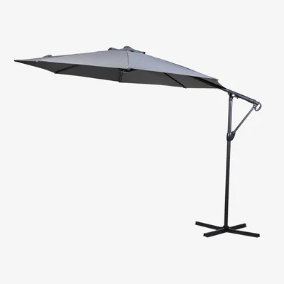 Olivia's Gallery Outdoor Vivek 3m Cantilever Parasol Grey