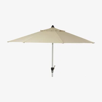 Olivia's Maze Rattan Parasol Round Parasol Beige / Medium