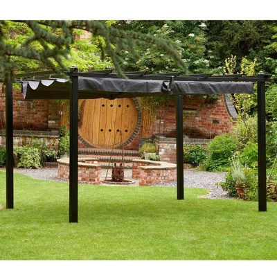 Downtown Seville 3m X 3m Pergola - Grey
