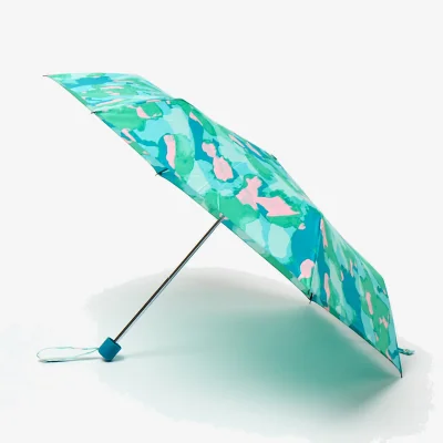 Oliver Bonas Blue & Pink Abstract Umbrella