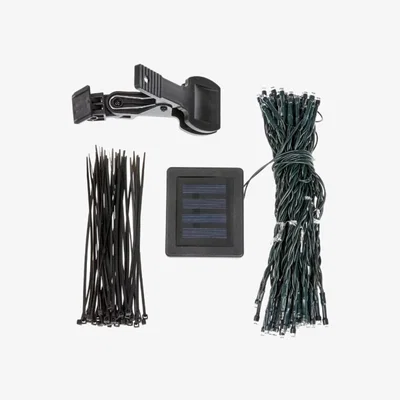 The Range Solar Parasol String Lights - Green