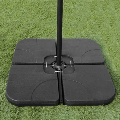 The Range Cantilever Parasol Base - Plain - Black