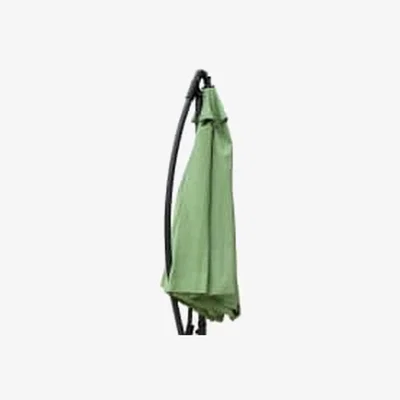 The Range Ross James Luxury Garden Furniture Parasol with Base Weights - Green
