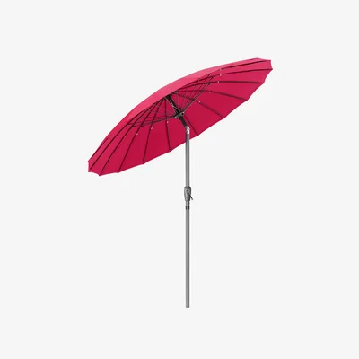 The Range Shanghai Garden Parasol Umbrella - Raspberry / 200cm