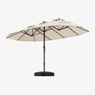 The Range Rectangular Twin Parasol