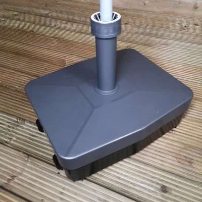 The Range 40kg Capacity Parasol  Umbrella Base Anthracite   21-54 mm - Grey