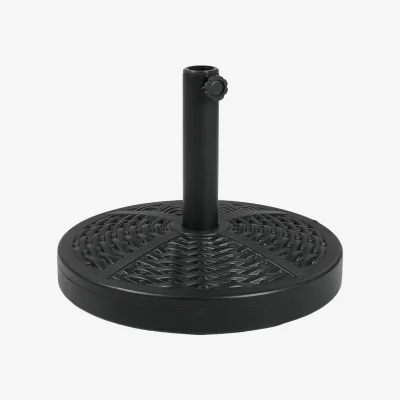 The Range 20kg Heavy Duty Round Parasol Base - Weave Effect