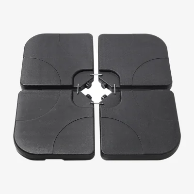 The Range Sturdy Fillable Parasol Base for Enhanced Stability - Black