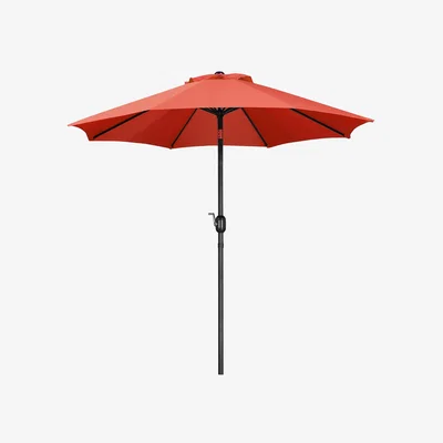 The Range 9FT Patio Umbrella with Crank - Orange