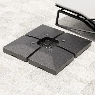 The Range Fillable Cantilever Parasol Base - Black