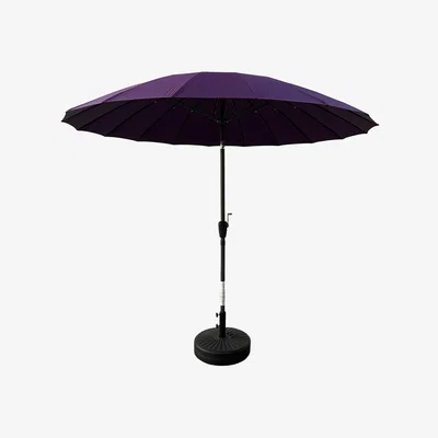 The Range Shanghai 2.7m Crank and Tilt Parasol - Purple