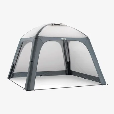 The Range Air Gazebo with Removable Sides - Grey