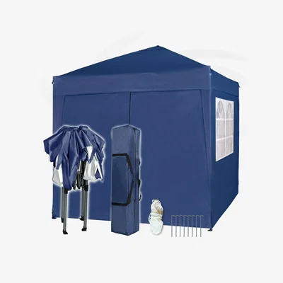 The Range 2x2m Pop up Gazebo with Sides - Blue