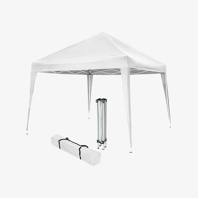 The Range Folding Gazebo Linosa 3X3M With Uv Protection - White