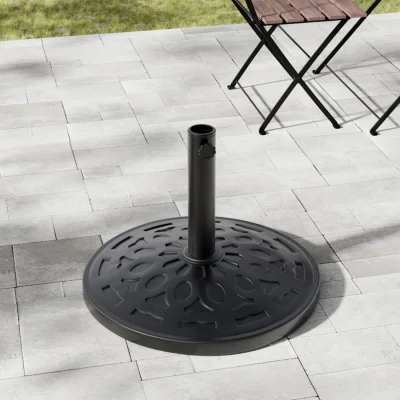 The Range Heavy Duty Resin Parasol Base - Black / B