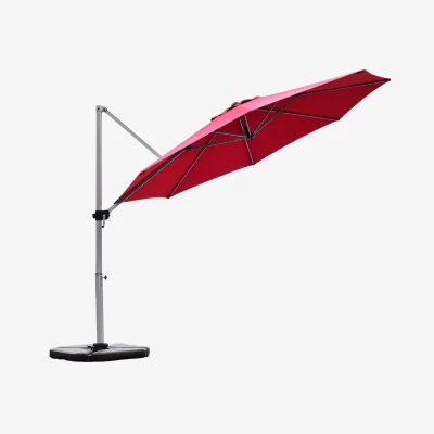 The Range Garden Cantilever Umbrella - Red