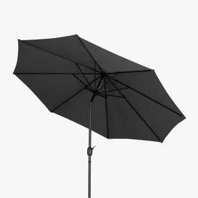 The Range Lifeideas Rotating Garden Parasol with Base Style B - Black
