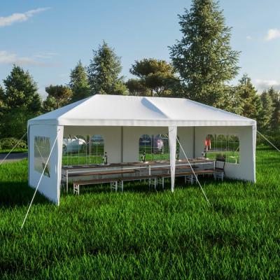 The Range BIRCHTREE Gazebo PE 3X6M PEG02 - White
