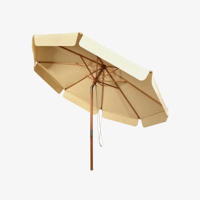 The Range Adjustable Patio Parasol - Beige