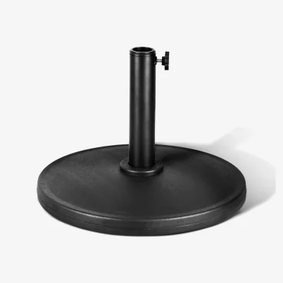The Range Cast Iron Effect Parasol Base - Black (Plain) / 9kg