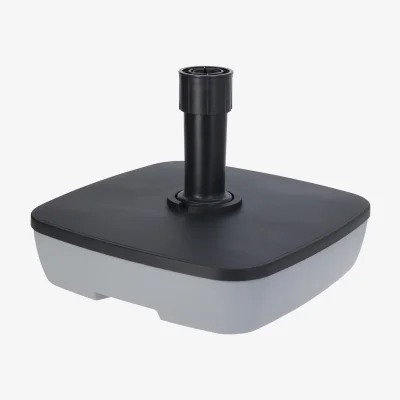 The Range Patio Umbrella Parasol Stand Base Weight Sand or Water Fill - Black & White