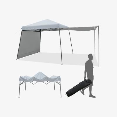 The Range Costway 10 x 10FT Instant Pop-up Canopy Tent-Grey -  Grey