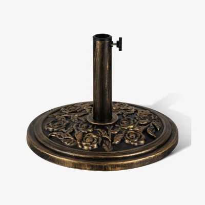 The Range Cast Iron Effect Parasol Base - Bronze / 20kg