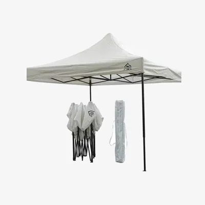 The Range 3x3 Pop Up Gazebo - White - Cream