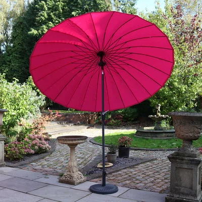 The Range Shanghai Crank and Tilt Parasol - Pink