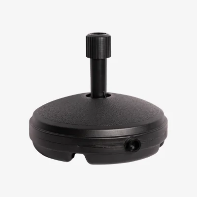 The Range 7Kg  7 Litre Capacity Water Filled Garden Parasol  Umbrella Base in Black - Black