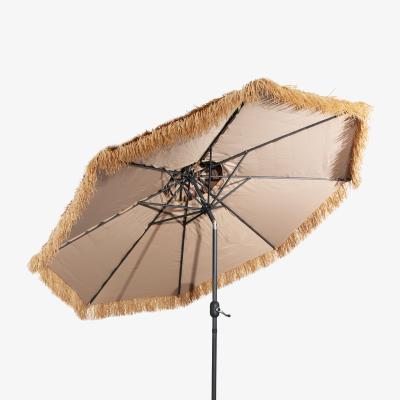 The Range 3M Hula Thatched Patio Tiki Umbrella - Brown