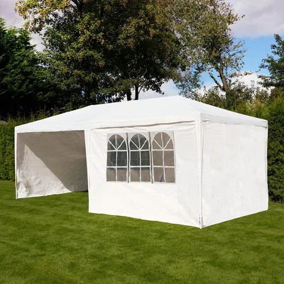 The Range Outdoor Garden Party Pop Up Gazebo - White
