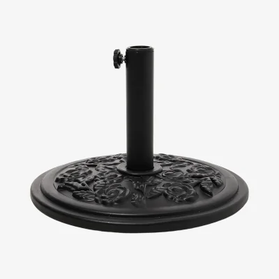 The Range 25kg Heavy Duty Round Parasol Base - Rose Pattern