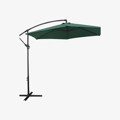 The Range 3m Outdoor Cantilever Banana Garden Parasol - Cream