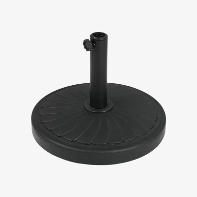 The Range Lifeideas Concrete Filled Parasol Base Style C - Black