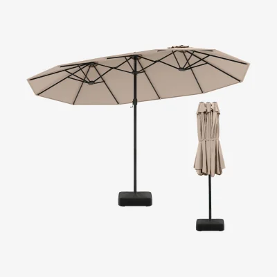 The Range Double Sided Patio Umbrella