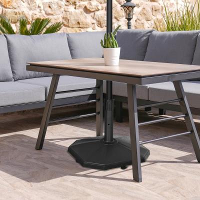 The Range Patio Parasol Base Outdoor Umbrella Stand Holder - Black