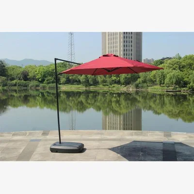 The Range 2.7M Cantilever Parasol - Wine Red