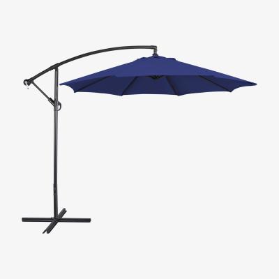 The Range 9FT Patio Offset Umbrella with Crank - Blue