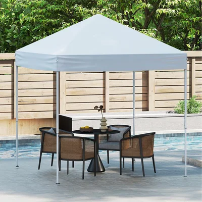 The Range Outdoor Pop-up Canopy Folding Shelter - White