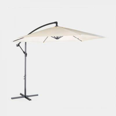 The Range Ivory 3M Banana Parasol - Ivory