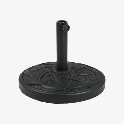 The Range 25kg Heavy Duty Round Parasol Base - Spiral Cross Effect Pattern