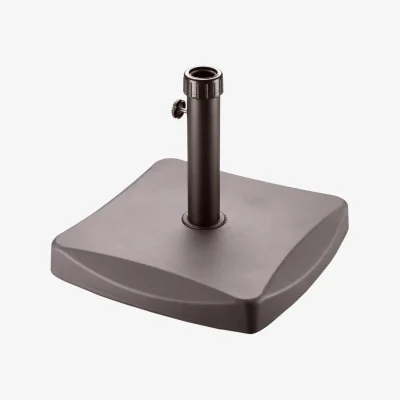 Royal Craft Polycrete Outdoor Parasol Base 25kg Square - Brown